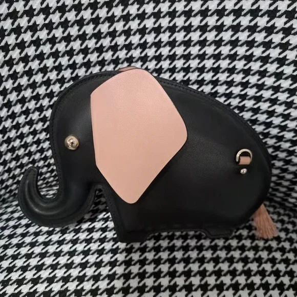 Kate Spade Black and Pink Elephant Bag - Picture 2 of 5